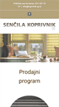 Mobile Screenshot of koprivnik-sp.si